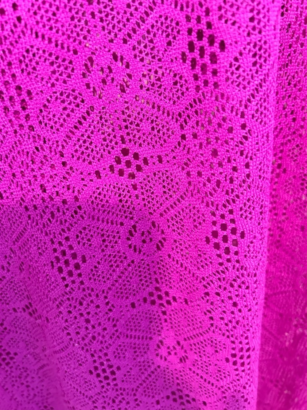 OP Purple Lace Racerback Beach Coverup. Size XL - Picture 3 of 6
